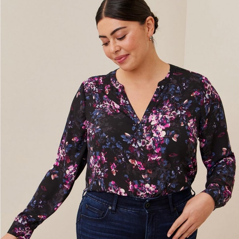 torrid georgette blouse